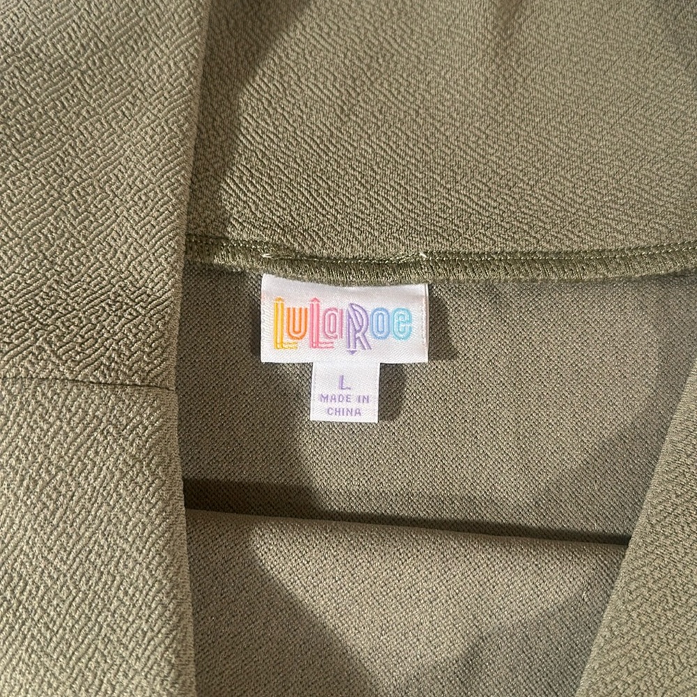 LuLaRoe Women’s Cassie Pencil Skirt/Size: L /Color: Moss Green (NWT) - Picture 3 of 7